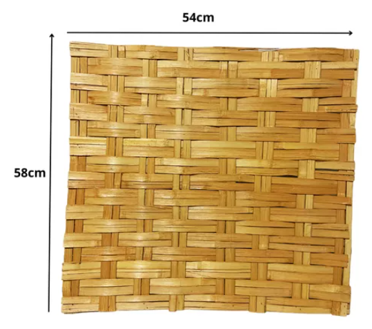 Painel de Bambu Trançado Duplo Mt² Nc Caieiras - 3