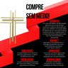 Crucifixo em Acrílico Espelhado Dourado para Parede - 6
