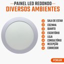 Ver imagem 2 de Painel LED Redondo Embutir Foxlux 6W 18W Dual Kit com 3