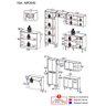 Cozinha Completa c/ Bancada Siena Multimóveis MP2040 Branca/Preta - 4