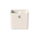 Ver imagem 2 de Kit com 2 Caixas Organizadoras Multiuso Retangular 33x15x13cm Perfurações 6,6l Bege Flow