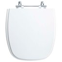 Ver imagem 1 de Assento Sanitário Tampa de Vaso Branco Mdf Laqueado Art para Bacia Incepa