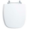 Assento Sanitário Tampa de Vaso Branco Mdf Laqueado Art para Bacia Incepa - 1