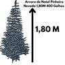 Arvore de Natal Pinheiro Verde Nevada 1,80 M 400 Galhos - 6