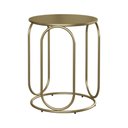 Ver imagem 1 de Base Mesa Omega Aço Carbono para Tampo Madeira ou Vidro Dourado Light