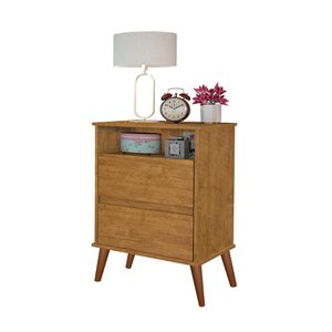 Mesa Cabeceira Onix Cor:ipê Mizza Decor