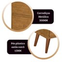 Ver imagem 5 de Mesa Cabeceira Onix Cor:Ipê Mizza Decor