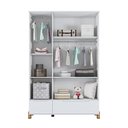 Ver imagem 2 de Guarda Roupa Infantil Melina 3 Portas Branco Móveis Estrela