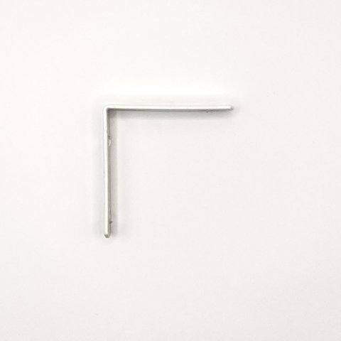 Suporte (Cantoneira) P/ Móveis 2.1/2" Kit C/ 25 Pcs - Branco