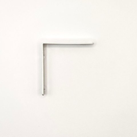 Suporte (cantoneira) P/ Móveis 2.1/2" Kit C/ 25 Pcs - Branco