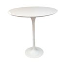 Ver imagem 1 de Mesa Lateral Tulipa Saarinen Redonda 51 Cm Laqueada Cor Branco