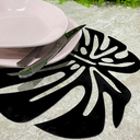 Ver imagem 5 de Kit 6 Supla Mesa Posta Eva Jogo Americano Sala Folha de Adão