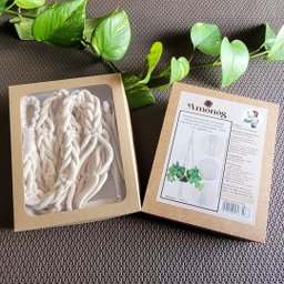 Suporte de Plantas em Macramê - Modelo: Tor-g - 3
