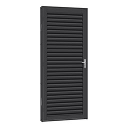Porta de Aço Laminada Tradição 81x215 R60 Abertura Esquerda - 1