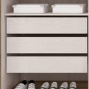 Ver imagem 6 de Guarda-Roupa Casal 3 Portas com Espelhos Maldivas Yescasa