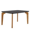 Ver imagem 5 de Conjunto Sala de Jantar Mesa Liz 120cm Mdf Canto Copo e 4 Cadeiras Athenas Moderna