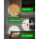 Ver imagem 4 de Rack Viena com Painel Grécia Sala de Estar Rgl 1.8 P/ Tv até 70 Pol -oferta:off White/freijó