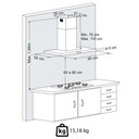 Ver imagem 2 de Coifa de Parede Fischer Infinity 90cm 220v Vidro com Touch Screen Cor Preto 19902 (22550)