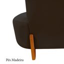 Ver imagem 7 de Namoradeira Sofá Feijão Luna 100cm Orgânica Suede Marrom