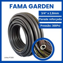 Mangueira Trançada Fama PT 300 - Garden - 3/4x2,8 50 metros - 3