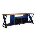 Ver mais imagens de Rack Industrial para Tv até 60" com Led Rgb P1033 Preto/mel