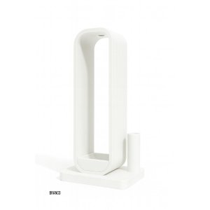 Porta Incenso Aura com Suporte para Varetas Cor Branco Miira Studio