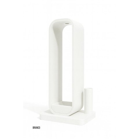 Porta Incenso Aura com Suporte para Varetas Cor Branco Miira Studio