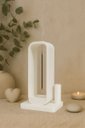 Ver imagem 1 de Porta Incenso Aura com Suporte para Varetas Cor Branco Miira Studio