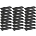 Ver imagem 2 de Kit 24 Bandejas Plásticas com Alças para Servir Retangulares Pretas Bar Lanchonete Uz