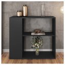 Ver imagem 2 de Aparador Buffet Decorativo 1 Prateleira Opala Preto Caemmun