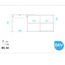 Ver imagem 5 de Conjunto Home Office 2 Peças Escrivaninha em L e Gaveteiro Bho BRV Móveis Branco