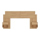 Ver imagem 6 de Cabeceira Casal/queen com 2 Mesas de Cabeceira 232cm Multimóveis Mp4317