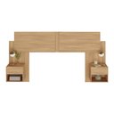 Ver imagem 2 de Cabeceira Casal/queen com 2 Mesas de Cabeceira 232cm Multimóveis Mp4317