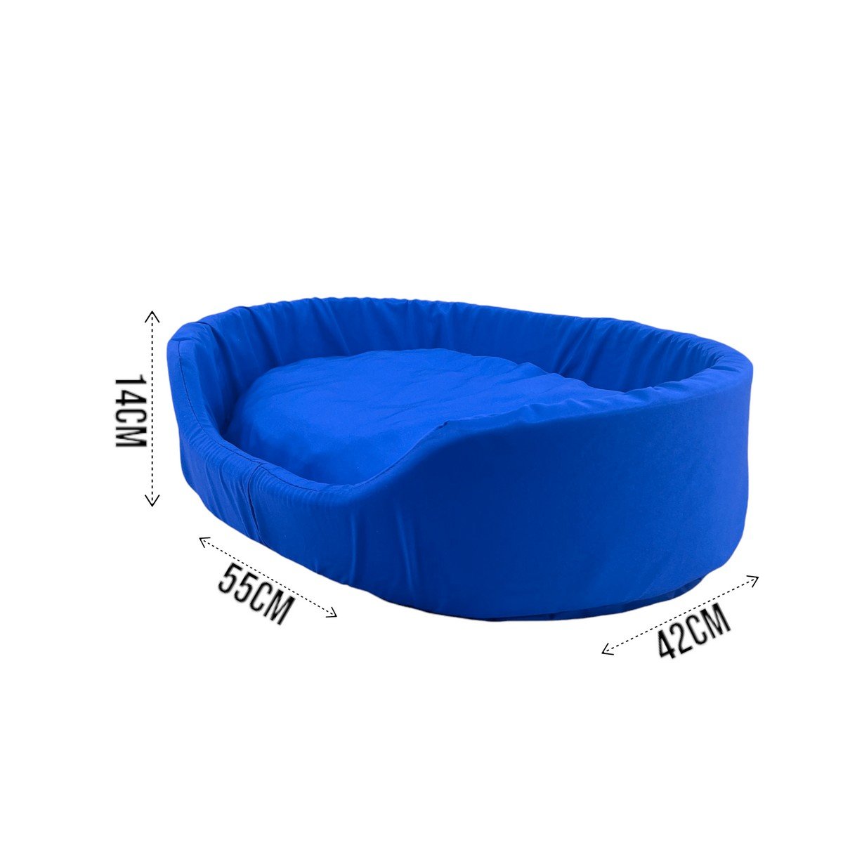 Cama Europa Fit Raça Médio para Cachorro Gato e Coelho Pet - Azul - 2