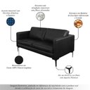 Ver imagem 4 de Sofá em Couro Legítimo 200cm Atlanta