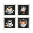 Ver imagem 6 de Quadro Decorativo 12x12cm 4 Un Titulos Moldura Branca