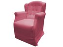 Ver imagem 1 de Poltrona Cadeira De Amamentação Com Balanço Manu Suede Rosa Ms Decor