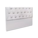 Ver imagem 1 de Cabeceira Cama Box Estofada 195 Murat Facto White King 195 - Courano Branco - Ortobom