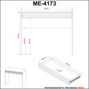 Ver imagem 5 de Conjunto para Escritório 3 Peças Branco Tecnomobili