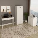 Ver imagem 2 de Conjunto para Escritório 3 Peças Branco Tecnomobili