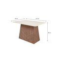 Ver imagem 3 de Conjunto Sala de Jantar Liza 1,35 com 06 Cadeiras Amendoa 74b