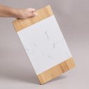 Ver imagem 1 de TÁBUA DE FRIOS RETANGULAR BAMBU E MÁRMORE - OIKOS