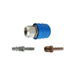 Kit Engate Rápido com Conector Espigão e Espigão Fixo 1/4" - 4