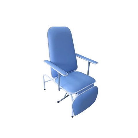 Poltrona Slim Reclinável Descanso Azul Céu