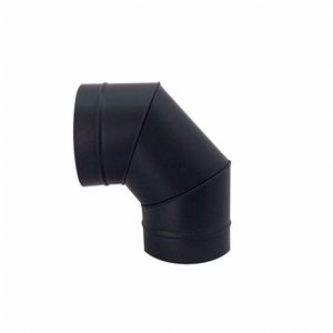 Curva Cotovelo Preta 90° de 100 Mm de Diâmetro