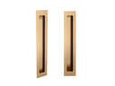 Ver imagem 1 de Puxador Concha/Cava 30cm em Aço Inox Cor Dourado Zen (2un)