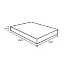 Ver imagem 2 de Conjunto Box Baú Casal Cand Marrom 58X138X188 + Colchão