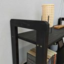 Ver imagem 6 de Aparador Linea Ample Moderno 3 Prateleiras 100cm Preto Artfactory Design