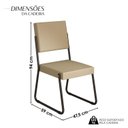 Ver imagem 3 de Kit 4 Cadeiras para Sala de Jantar Napoli
