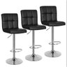 Kit 03 Banquetas Cozinha Americana Gomos Giratória Alta Preta - 2